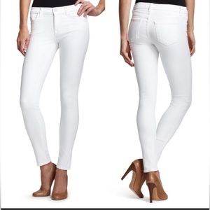 J Brand Women's White Alana High Rise Straight Skinny Pants Jeans Size 27